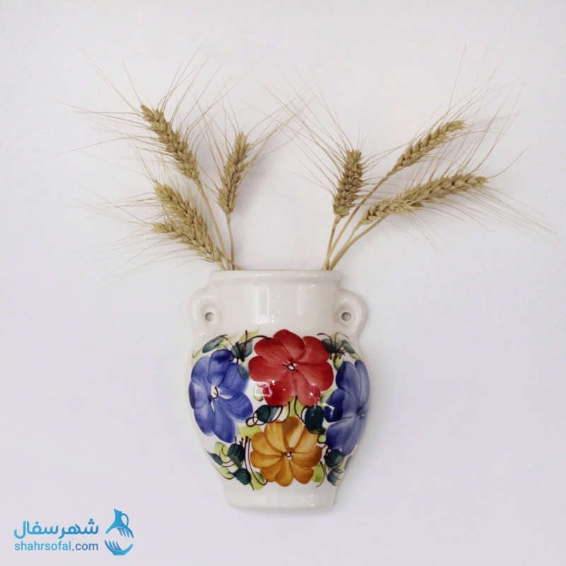گلدان سرامیکی دیواری دکوری | شهر سفال