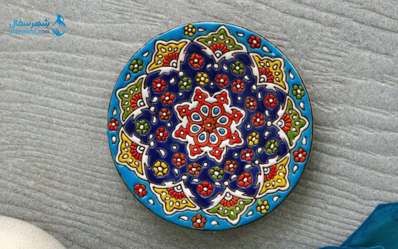 آموزش میناکاری روی سفال رایگان و تصویری | شهر سفال