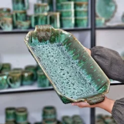 مرغ خوری سرامیکی طرح ماربل
