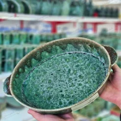 مرغ خوری سرامیکی بیضی