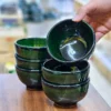 ترشی خوری سفالی سبز