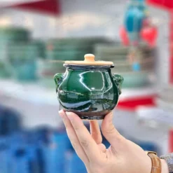 جا ادویه سفالی طرح دیزی