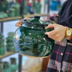 قابلمه سفالی سبز